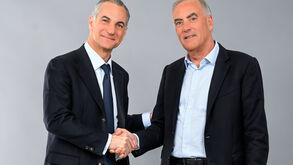 CEO do BPCE, Nicolas Namias, e do Novo Banco, Mark Bourke