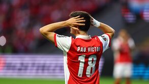 Pau Victor em ação contra o Friburgo