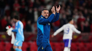 Vítor Pereira celebra triunfo do Nottingham Forest no City Ground