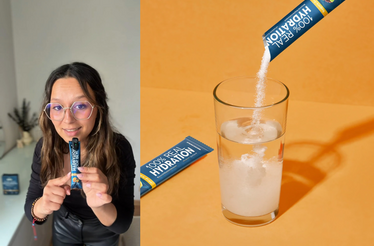 Hidratação 100% real, com eletrólitos e prebióticos, sem adição de açúcares