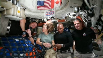 «Foi um momento muito marcante»: Reid Wiseman recorda homenagem feita pela tripulação da Artemis II à sua mulher   