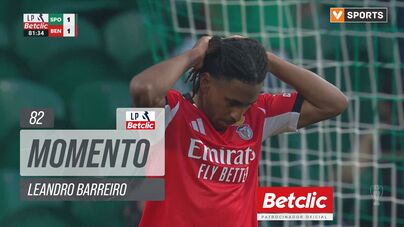 Leandro Barreiro desperdiça à boca da baliza: o cruzamento de Lukebakio é 'meio golo'