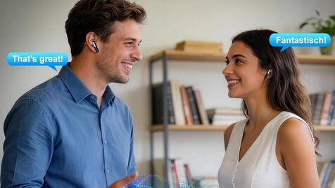 Auriculares com IA para tradução bidirecional com precisão de 98% facilitam comunicação