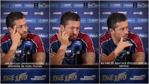 «Fizeste a pergunta e eu ouvi, agora vou responder e tu vais ouvir, se não encerramos por aqui»