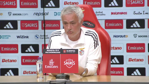 Mourinho e as contas do campeonato: «Matematicamente é possível. Não preciso que ninguém me diga»