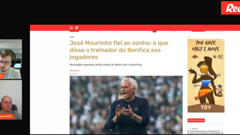 10 Minutos Record: o desabafo de Mourinho com o grupo do Benfica antes do dérbi e as exigências de Rui Borges