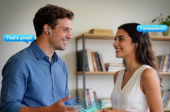 Auriculares com IA para tradução bidirecional com precisão de 98% facilitam comunicação