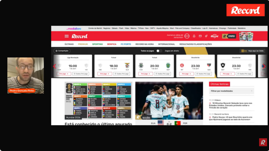 Pedro Gonçalo Pinto analisa temas do dia