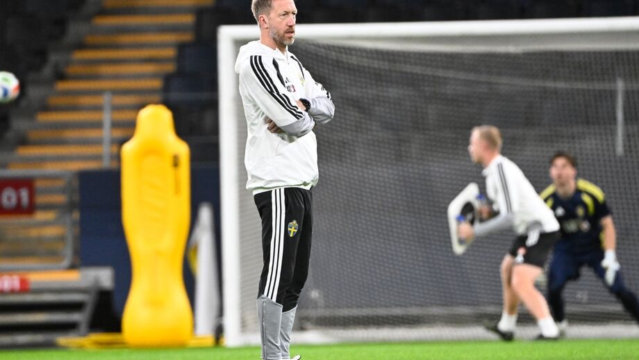 Graham Potter treina a seleção da Suécia para o Mundial