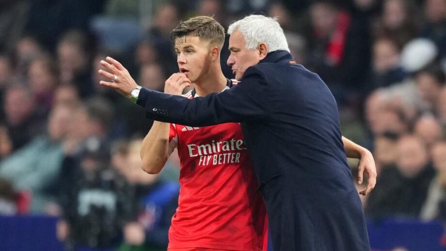 Dahl com José Mourinho