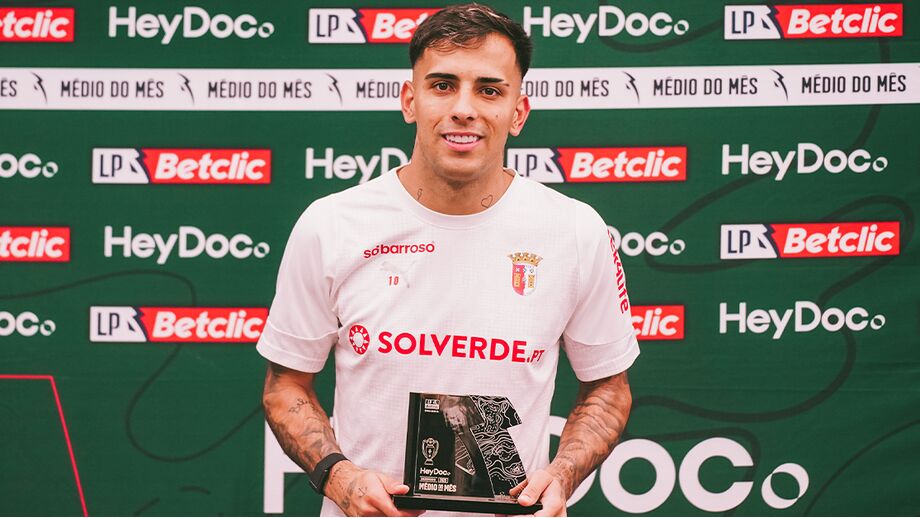 Zalazar já tem o galardão