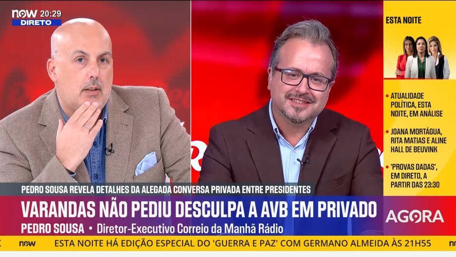 Pedro Sousa, diretor executivo da CM Rádio e Vítor Pinto, subdiretor de Record, fazem revelações no 'Record na Hora'