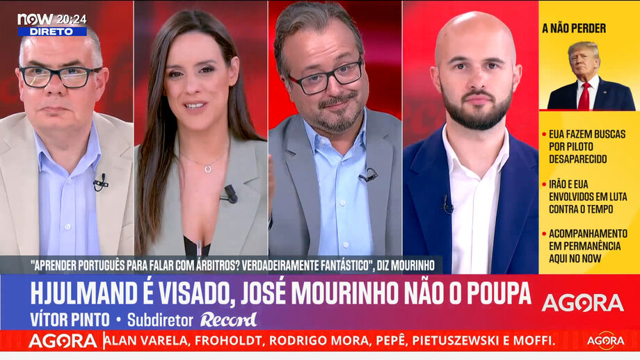 Subdiretor de Record analisa declarações do treinador do Benfica em resposta a Hjulmand, jogador do Sporting