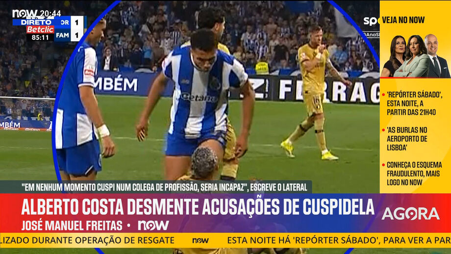 Vítor Pinto, José Manuel Freitas e Luís Pedro Sousa analisam as imagens