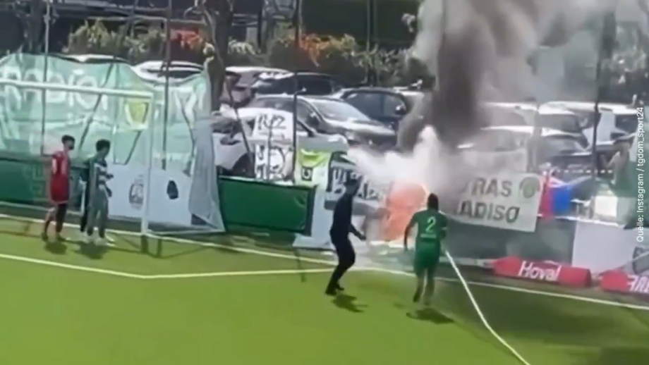 Momento assustador em jogo do FC Paradiso