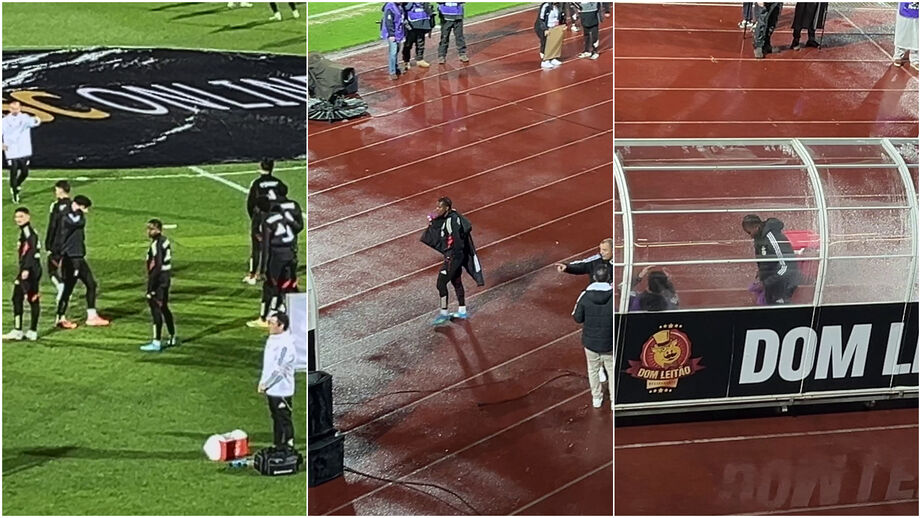 Ala pouco interagiu com os companheiros de equipa. Chegou sozinho ao banco, sentou-se longe dos colegas e só falou com Ivanovic