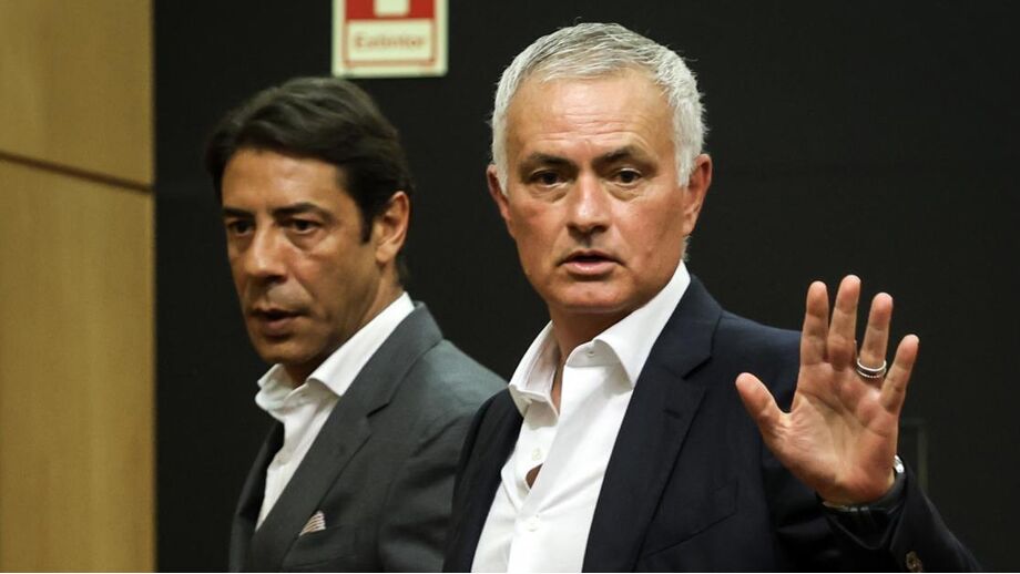 Rui Costa e José Mourinho