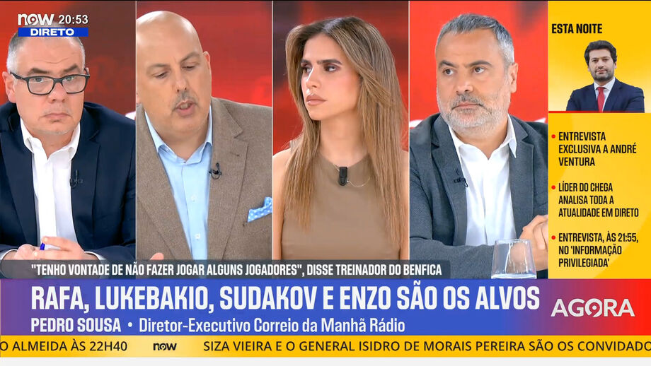 Declarações do diretor executivo da Correio da Manhã Rádio no programa 'Record na Hora', no Now