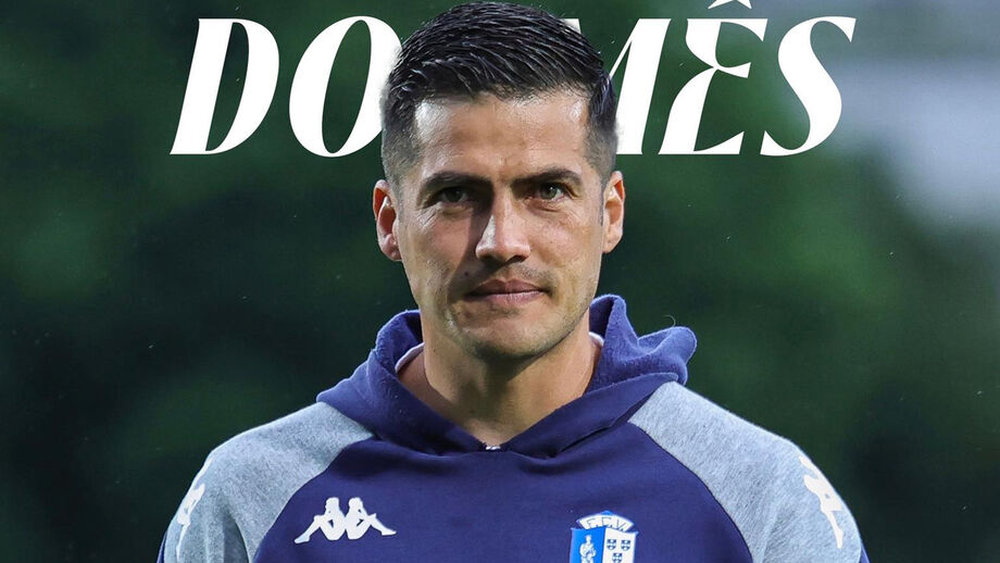 Ronald Molina eleito o melhor treinador de março da 2.ª Liga