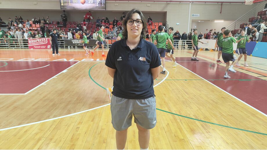 Eduarda Freitas, dirigente dos sub-14 masculinos da AB Madeira