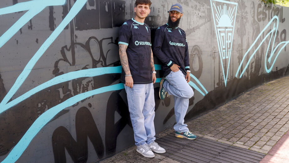 Artista urbano e rapper são 'rostos' da nova camisola canarinha e estiveram à conversa com Record 