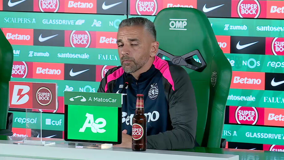 Treinador do Sporting questionado sobre assédio do mercado ao capitão leonino