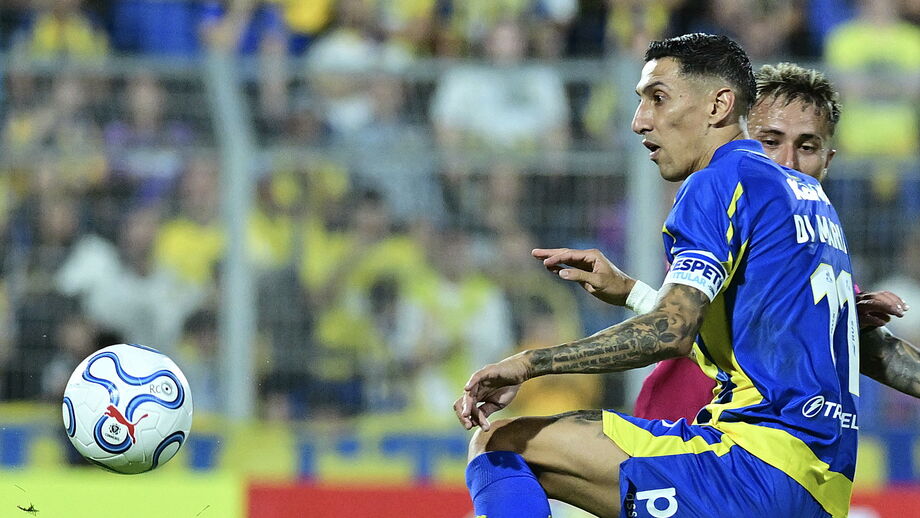 Di María joga na Libertadores, 20 anos depois