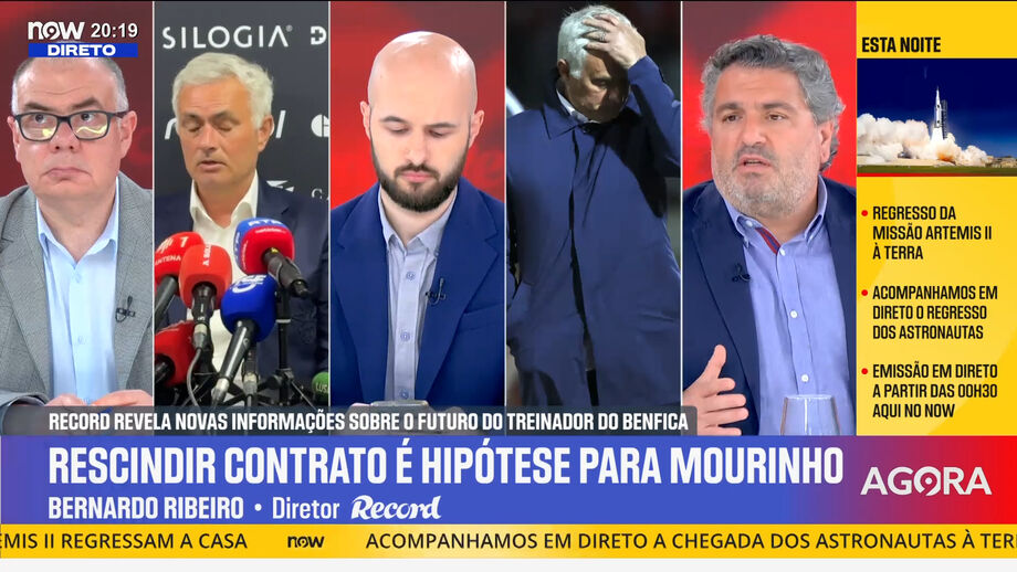 Diretor de Record questiona o projeto da temporada dos encarnados em declarações no 'Record na Hora'