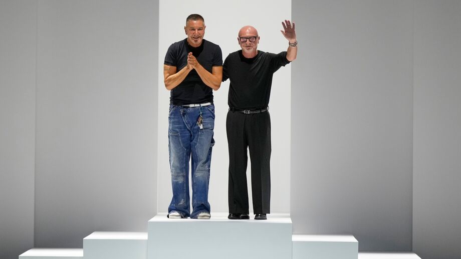Stefano Gabbana, à esquerda, e Domenico Dolce