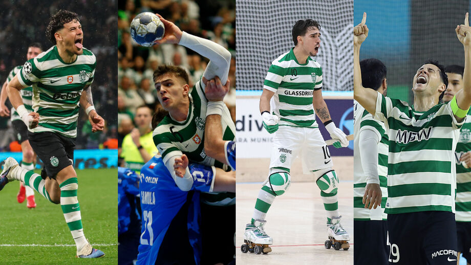 Sporting... ao quadrado: Leão Rampante tem triunfado da relva às quadras