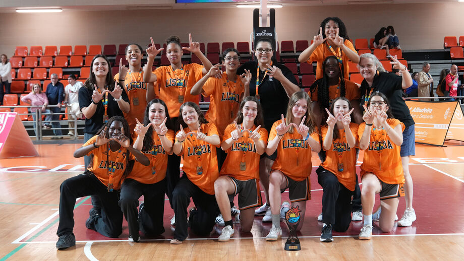 AB Lisboa sagrou-se tricampeã em sub-14 feminino