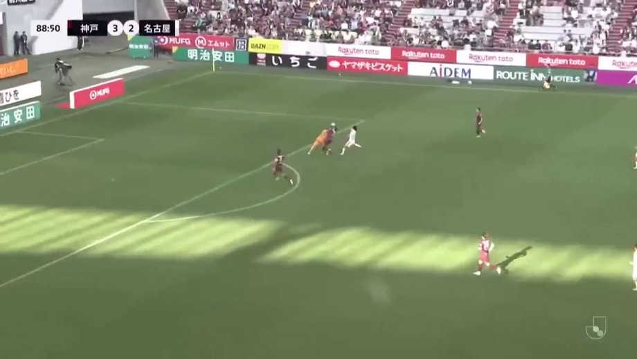 Aconteceu já nos descontos do encontro contra o Nagoya Grampus