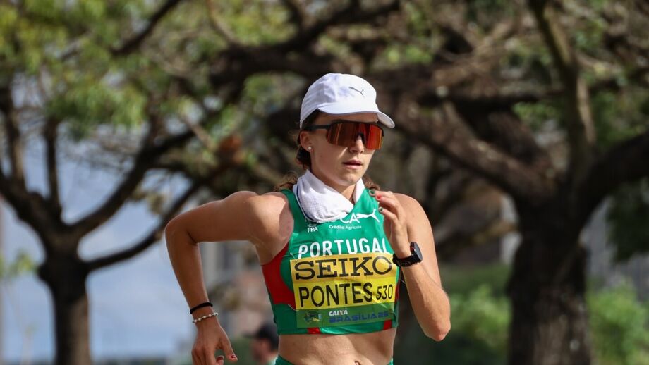 Joana Pontes compete na maratona de marcha atlética no Brasil