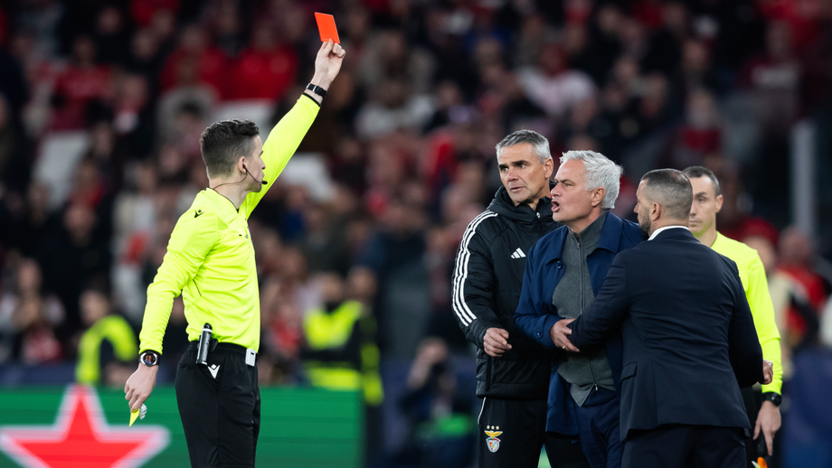 François Letexier expulsou José Mourinho no Benfica-Real Madrid do passado 17 de fevereiro, na Luz