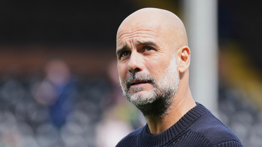 Pep Guardiola, treinador do Manchester City