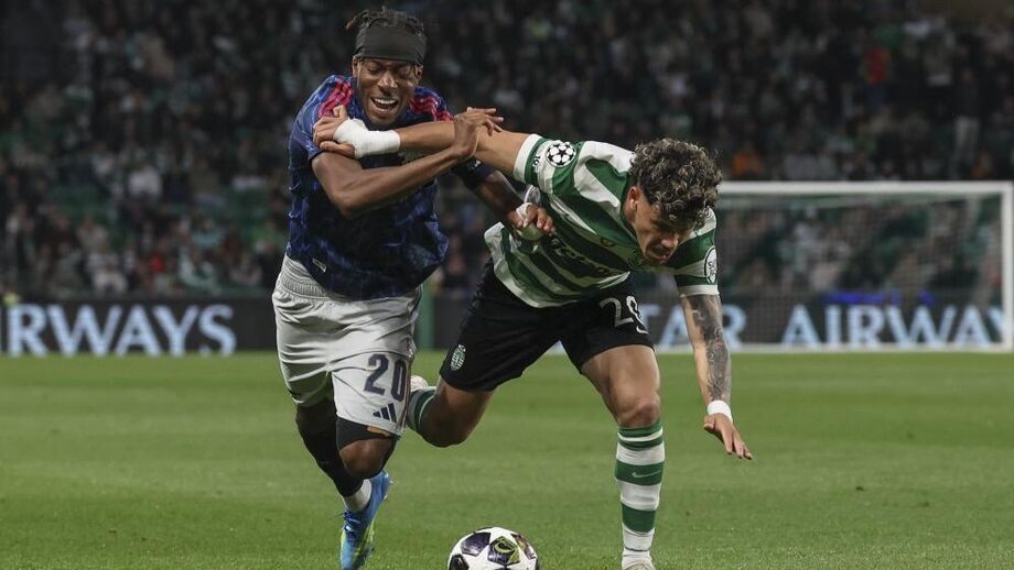 Maxi Araújo travou vários duelos com Madueke na primeira mão