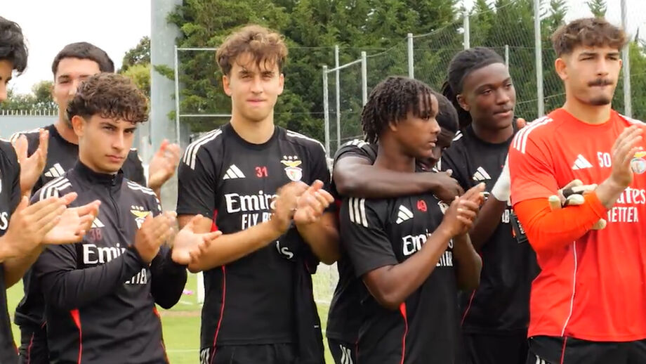 Samuel Soares, António Silva, Tomás Araújo, Nuno Félix e Henrique Araújo transmitiram o seu apoio à equipa de Vítor Vinha