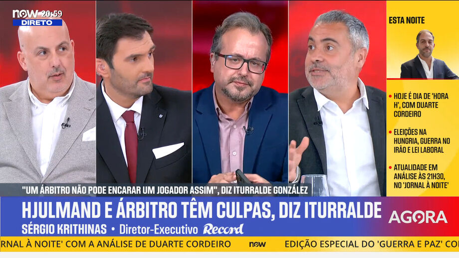 Sérgio Krithinas, diretor executivo de Record, analisa lance protagonizado entre Hjulmand e David Silva