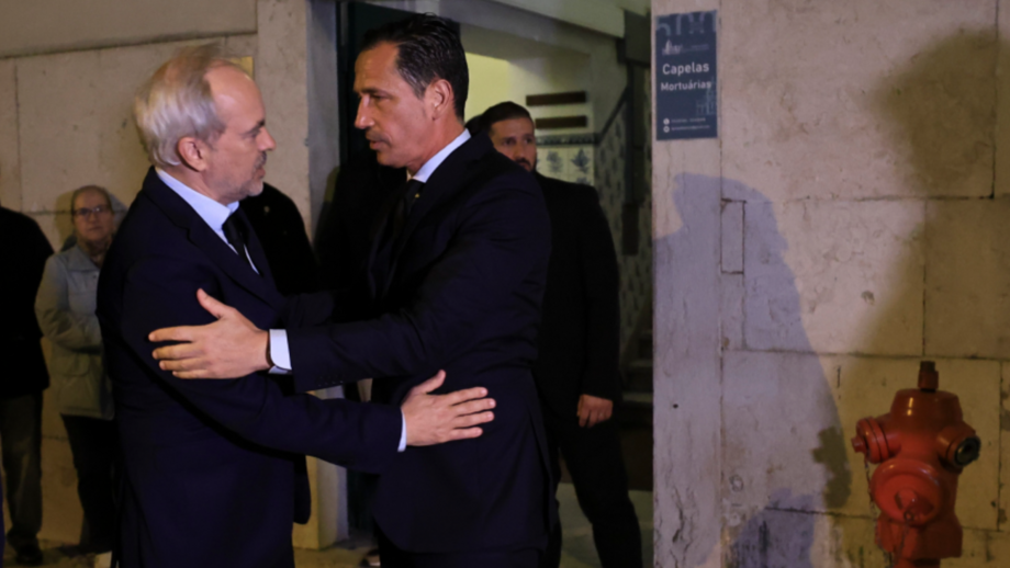 Patrick Morais de Carvalho e Pedro Proença na Capela do Mosteiro dos Jerónimos