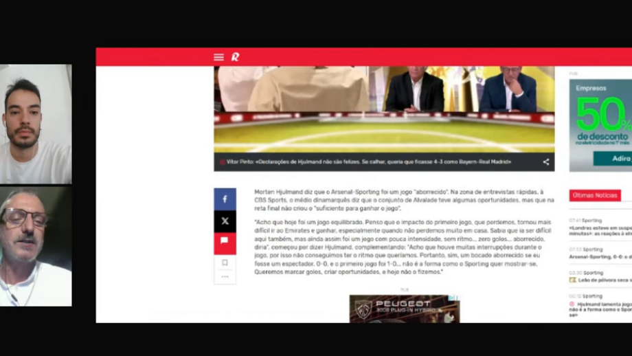 Os temas que marcam a atualidade desportiva esta quinta-feira