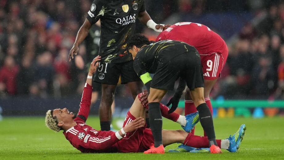 Ekitiké lesionou-se no jogo com o PSG