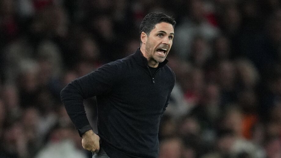 Arteta motiva jogadores com fogo antes de jogo com Sporting