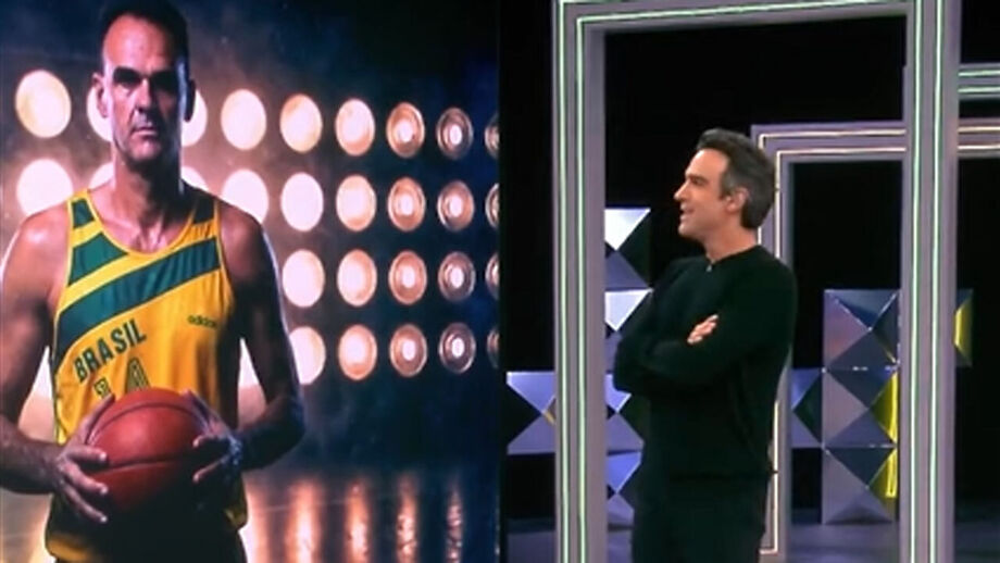 Tadeu abriu o programa com uma bonita mensagem ao seu "ídolo", maior figura do basquetebol brasileiro que morreu aos 68 anos