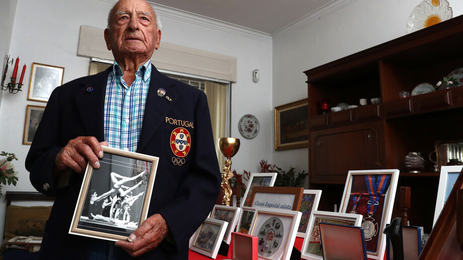 Joaquim Granger, antigo ginasta e o mais antigo atleta olímpico português