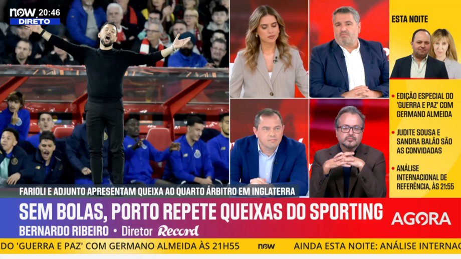 Sporting queixou-se de situação semelhante no clássico no Dragão