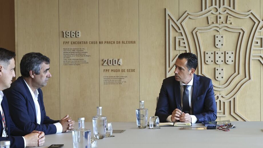 Pedro Proença com José Borges