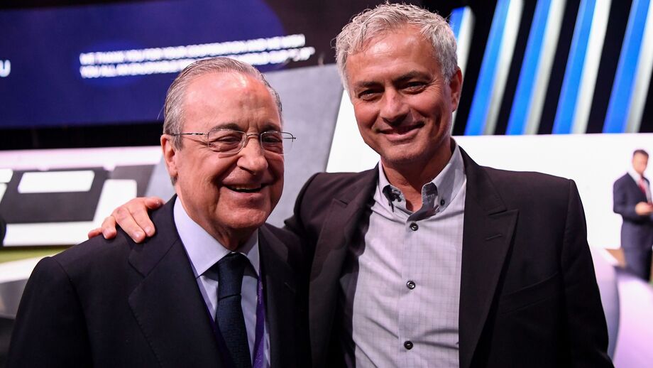 Florentino Perez e José Mourinho