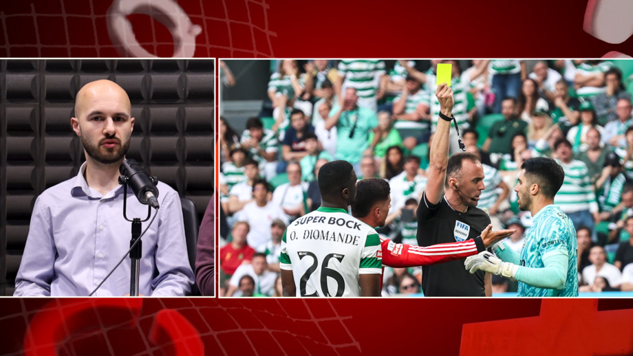 Rafael Soares, subeditor de Record, analisa lance que colocou o Benfica em vantagem no dérbi com o Sporting