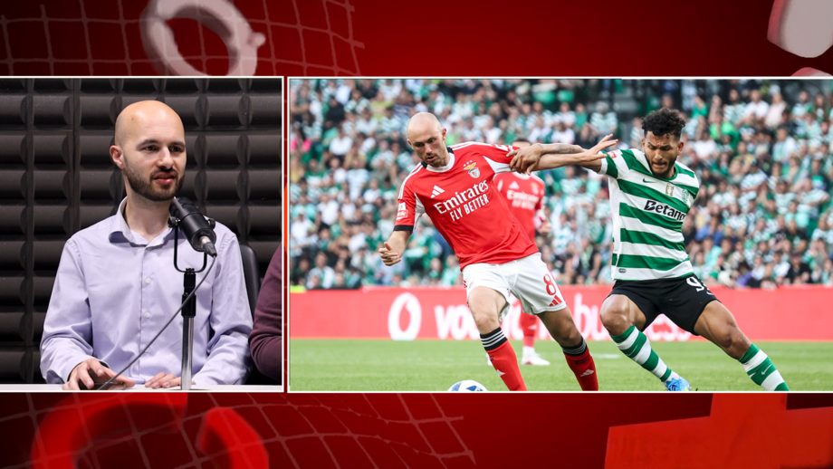 Rafael Soares, subeditor de Record, analisa desempenho do meio-campo dos encarnados no dérbi com o Sporting