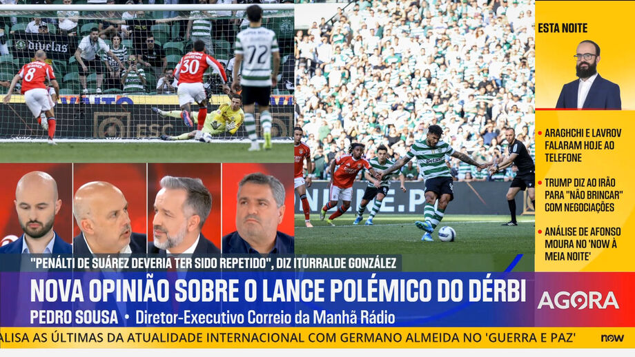 A análise ao lance controverso do penálti batido por Luis Suárez